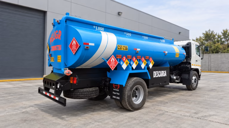 Cisterna de Combustible de 3000 Galones con 4 Válvulas Dixon