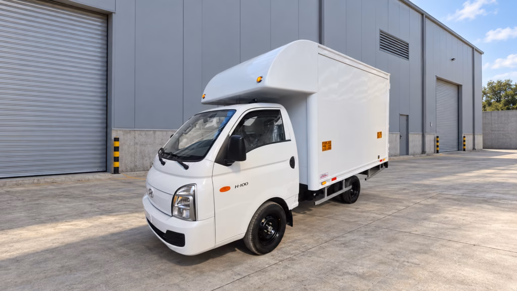 Furgón Aerodinámico para Camioneta H100 de 1.5 Tn - Carrocerías La Universal